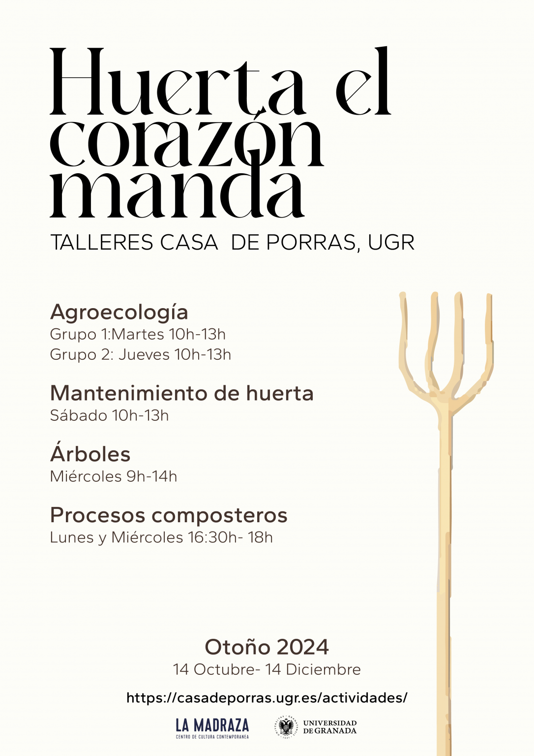 Cartel huerta el corazón manda otoño 2024-15